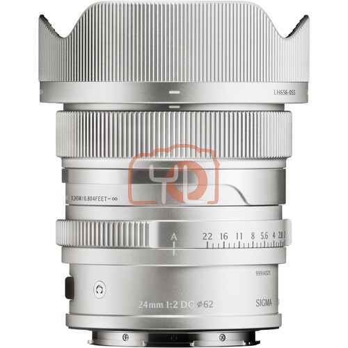 Sigma 24mm f2 DG DN Contemporary Lens (Leica L) - Silver