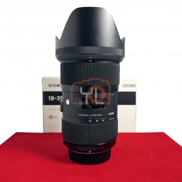 [USED-PJ33] Sigma 18-35mm F1.8 DC ART HSM (Nikon F)  ,80% Like New Condition (S/N:51155195)