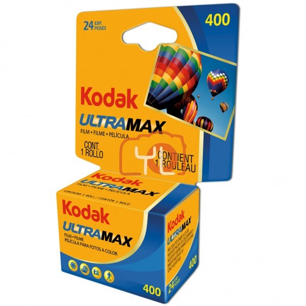 Kodak UltraMax 400 Color Negative Film (35mm Roll Film) - 24 Shots
