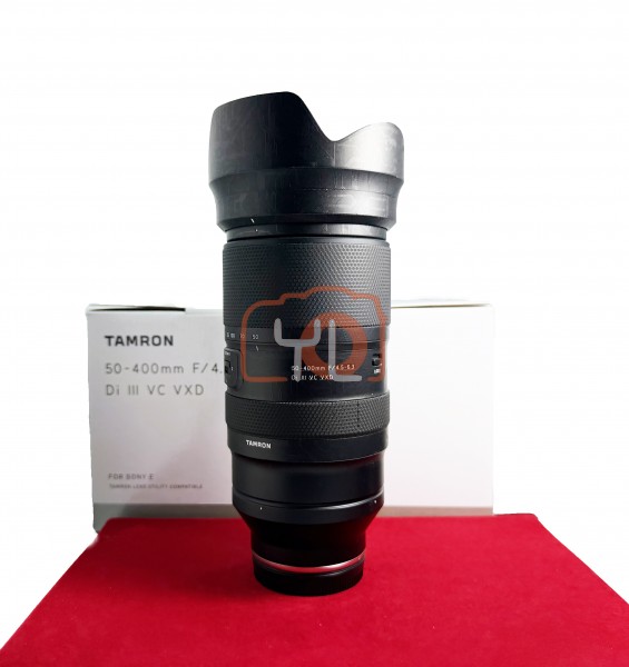 [USED-PJ33] Tamron 50-400mm F4.5-6.3 Di III VC VXD Lens (Sony E) ,95% Like New Condition (S/N:012122)