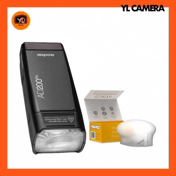 Godox AD200Pro TTL Pocket W/ MagMod Sphere Kit