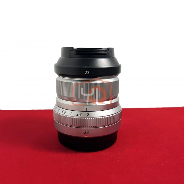 [USED-PJ33] Fujifilm 23mm F2 R WR XF (Silver) , 90% Like New Condition (S/N:9DB03903)