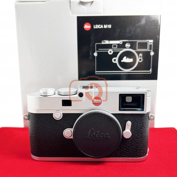 [USED-PJ33] Leica M10 Body (Silver) 20001, 95% Like New Condition (S/N:5195437)