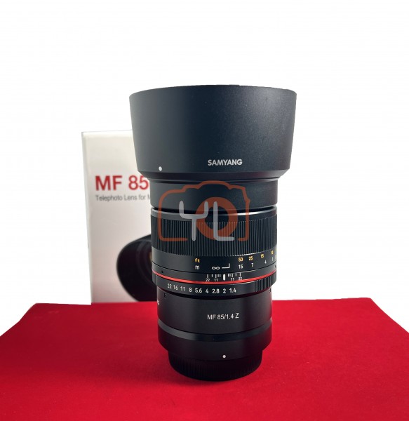 [USED-PJ33] Samyang 85mm F1.4 MF (Nikon Z), 95% Like New Condition (S/N:CEP16894)