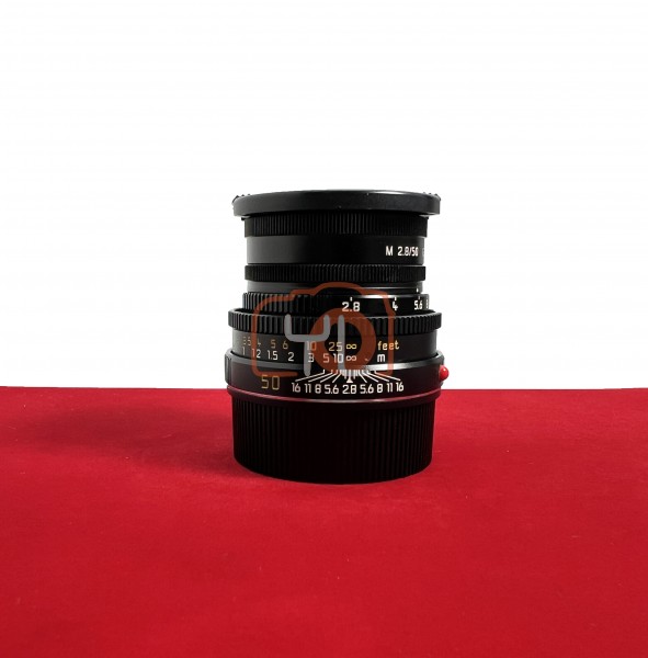 [USED-PJ33] Leica 50MM F2.8 Elmar-M Collapsible 11831 (Black), 90% Like New Condition (S/N:3898498)