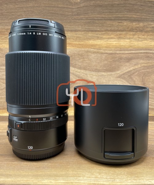 [USED @ YL LOW YAT]-FUJIFILM GF 120mm F4 Macro R LM OIS WR Lens,98% Condition Like New,S/N:86A00211