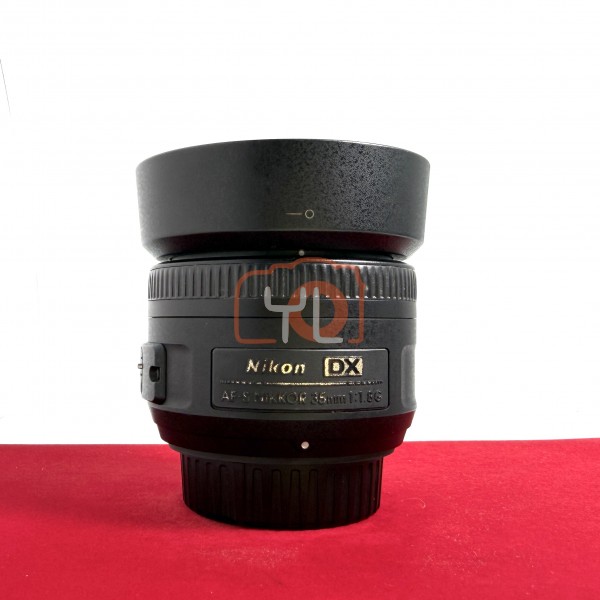 [USED-PJ33] Nikon 35mm F1.8 G DX AFS, 80% Like New Condition (S/N:3573935)