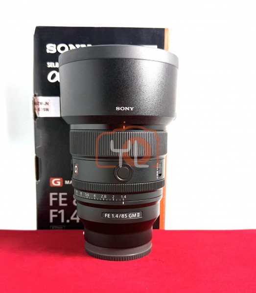 [USED-PJ33] Sony 85mm F1.4 GM  II FE, 95% Like New Condition (S/N:6813468)