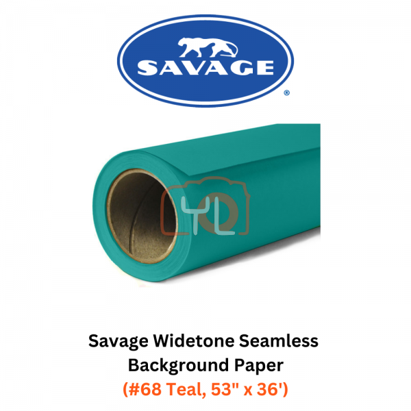 Savage Widetone Seamless Background Paper (#68 Teal, 53