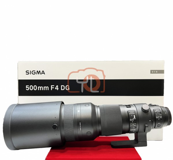 [USED-PJ33] Sigma 500mm F4 DG OS HSM Sports (Canon EF) ,90% Like New Condition (S/N:51967739)