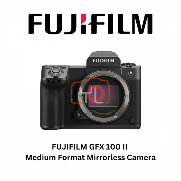 FUJIFILM GFX 100 II Medium Format Mirrorless Camera - Free 32GB SD Card USH-II