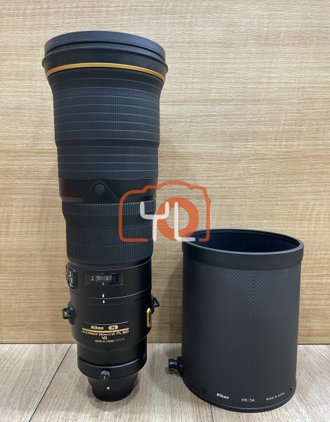 [USED @ YL LOW YAT]-Nikon AF-S NIKKOR 500mm F4E FL ED VR Lens,90% Condition Like New,S/N:202349