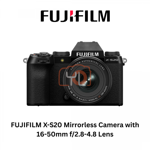 FUJIFILM X-S20 Camera Kit XF 16-50mm F2.8-4.8 Lens - Free SD Card,TNG RM200 E wallet Redeem Online