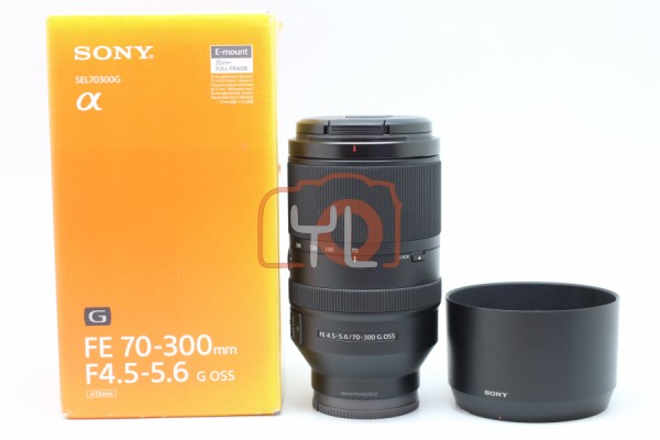 [USED-PUDU] Sony FE 70-300mm F4.5-5.6 FE G OSS 95%LIKE NEW CONDITION SN:1812002