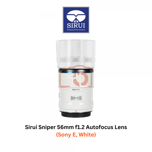 Sirui Sniper 56mm f/1.2 Autofocus Lens (Sony E, White)