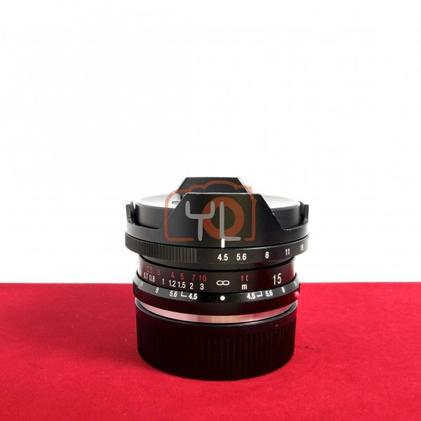 [USED-PJ33] Voigtlander 15MM F4.5 II Super Wide-Heliar ASPH VM (Leica M) , 85% Like New Condition (S/N:18452679)