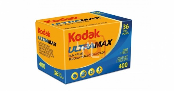 Kodak UltraMax 400 Color Negative Film (35mm Roll Film) - 36 Shots - 3 Roll
