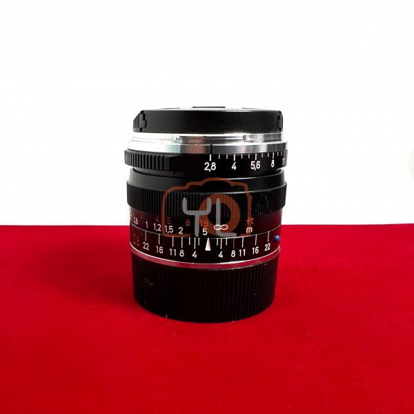 [USED-PJ33] Zeiss 28mm F2.8 Biogon T* ZM (Leica M Mount), 85% Like New Condition (S/N:15544855)