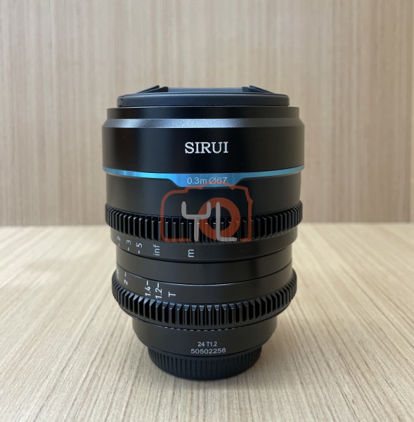 [USED @ IOI CITY]-Sirui Night Walker 24mm T1.2 S35 Cine Lens For Fujifilm X Mount,90% Condition Like New,S/N:50502258