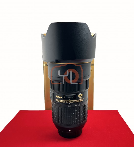 [USED-PJ33] Nikon 24-70mm F2.8 E AFS VR, 95% Like New Condition (S/N:2091517)