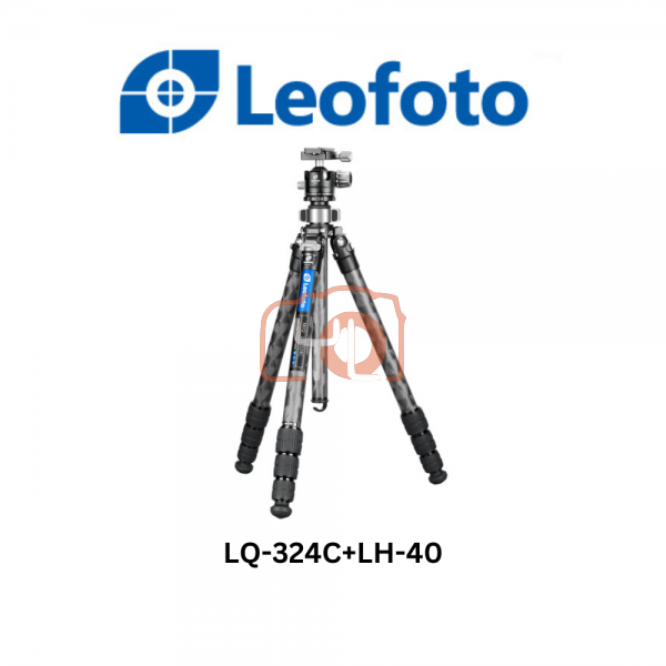 Leofoto Mr. Q LQ-324C+LH-40 Carbon Fiber Tripod with Ball Head