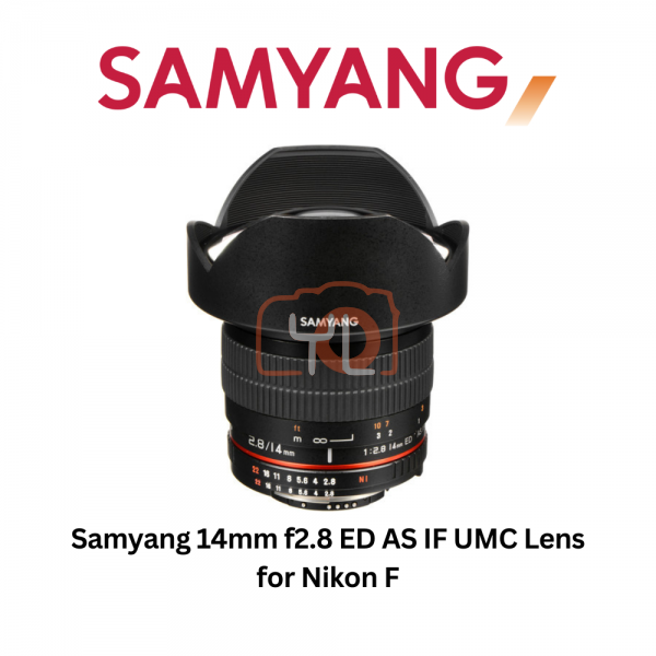 Samyang 14mm f2.8 ED AS IF UMC Lens for Nikon F