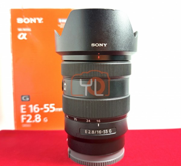 [USED-PJ33] Sony 16-55mm F2.8 G SEL E-Mount , 90% Like New Condition (S/N:1820429)