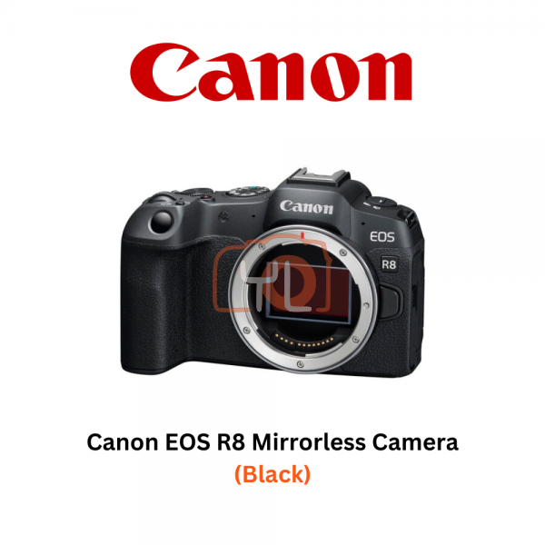 Canon EOS R8 Mirrorless Camera - Free Extra Battery LP-E17
