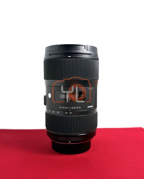 [USED-PJ33] Sigma 18-35mm F1.8 ART DC HSM (Nikon F), 85% Condition Like New (S/N:51889275)