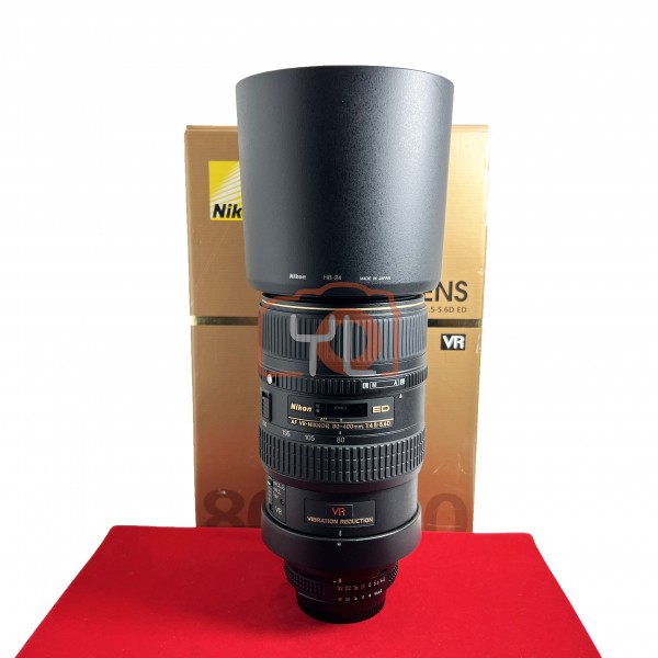 [USED-PJ33] Nikon 80-400MM F4.5-5.6 VR AFD, 95% Like New Condition (S/N:488707)