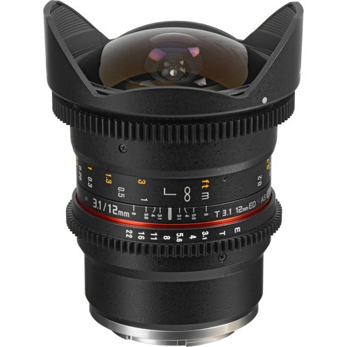 Samyang 12mm T3.1 VDSLR Cine Fisheye Lens for Sony E-Mount