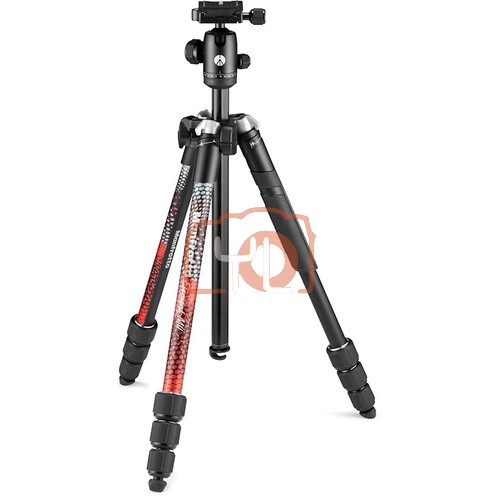 Manfrotto MKELMII4RD-BH Element MII Aluminum Tripod with Ball Head (Red)