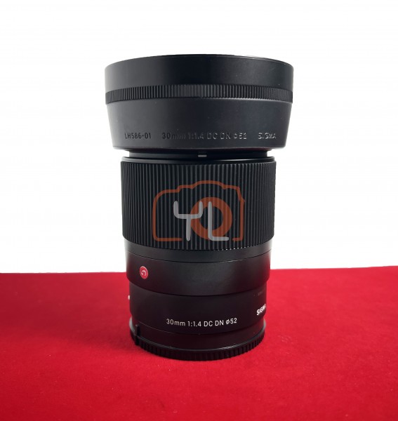 [USED-PJ33] Sigma 30mm F1.4 DC DN Contemporary (Sony E) , 90% Like New Condition (S/N:55841175