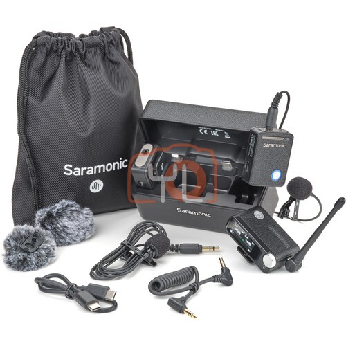 Saramonic Ultra 2-Person Digital Wireless Omnidirectional Lavalier Microphone System for Cameras and Mobile Devices