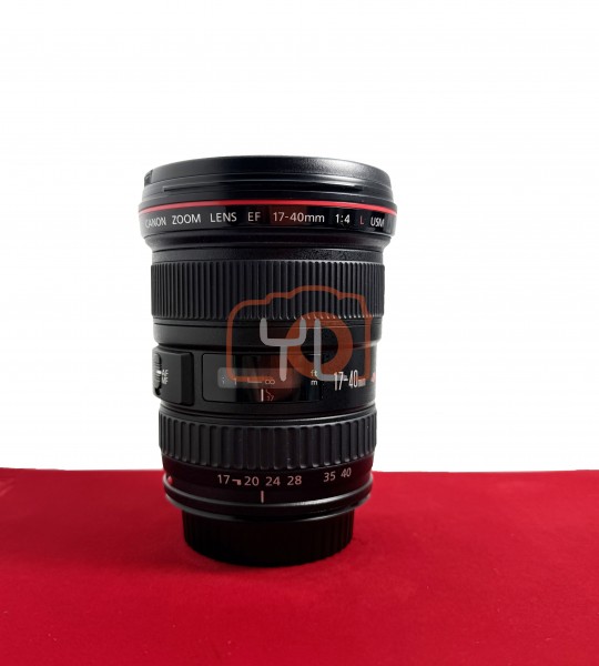 [USED-PJ33] Canon 17-40mm F4 L USM EF (No Hood), 95% Like New Condition (S/N:1842350)