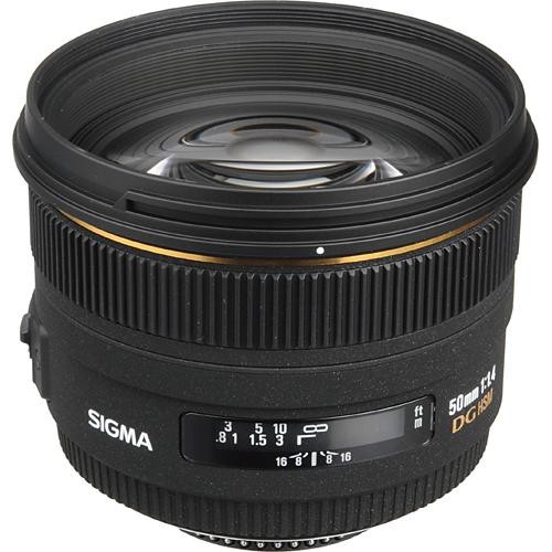 Sigma 50mm F1.4 EX DG HSM Lens (Nikon F) - 3 Months Warranty Only