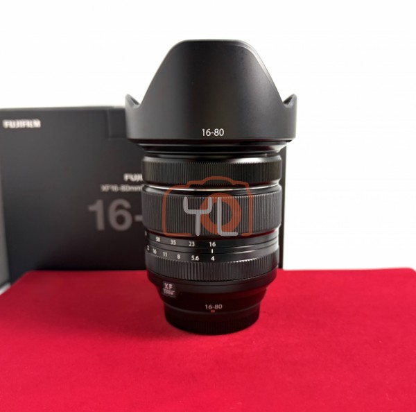 [USED-PJ33] Fujifilm 16-80mm F4 R OIS WR XF, 95% Like New Condition (S/N:9CA06337)
