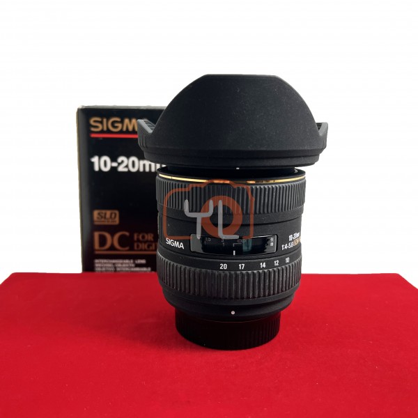 [USED-PJ33] Sigma 10-20MM F4-5.6 EX DC HSM (Nikon), 90% Like New Condition (S/N:2177450)