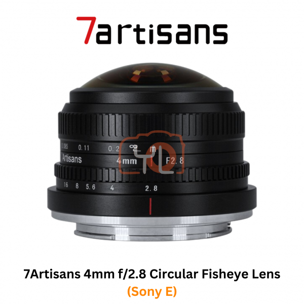 7Artisans 4mm f2.8 Circular Fisheye Lens for Sony E