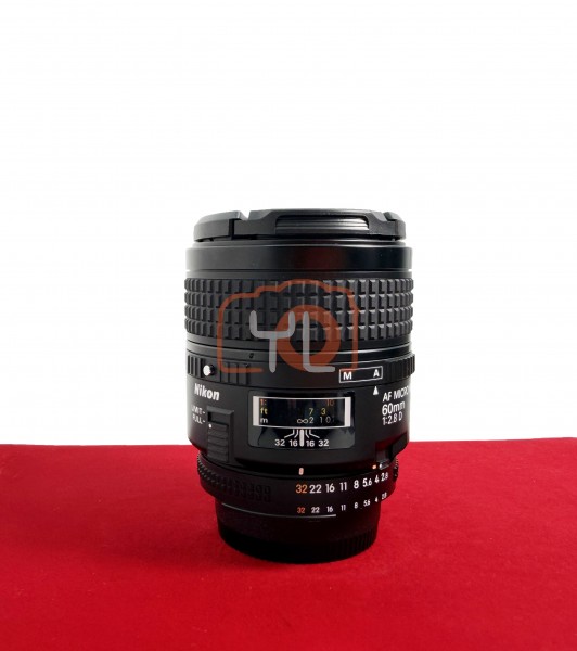 [USED-PJ33] Nikon 60mm F2.8 Micro AFD, 95% Like New Condition (S/N:3065612)