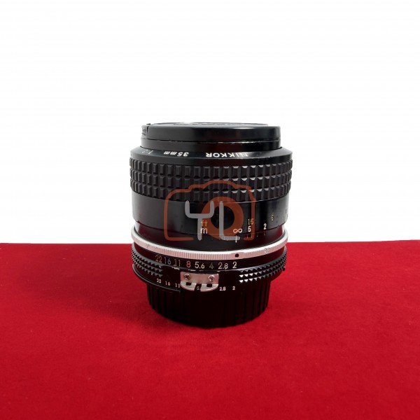 [USED-PJ33] Nikon 35mm F2 AI, 80% Condition Like New (S/N:122313)
