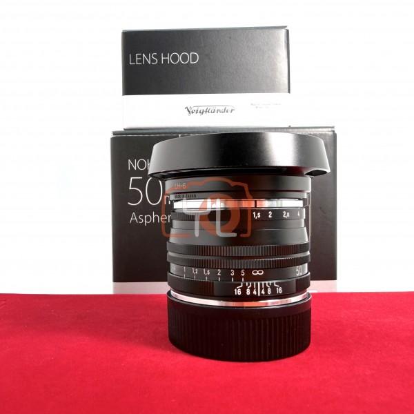 [USED-PJ33] Voigtlander 50mm F1.5 II Nokton MC ASPH (For Leica M-Mount), 95% Like New Condition (S/N:7250141)