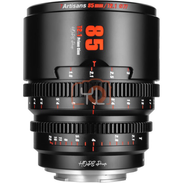 7Artisans Hope 85mm T2.1 S35 Cine Lens (FUJIFILM X Mount, Black)