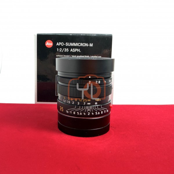 [USED-PJ33] Leica 35mm F2 APO-Summicron-M ASPH Lens 11699, 95% Like New Condition (S/N:4885431)