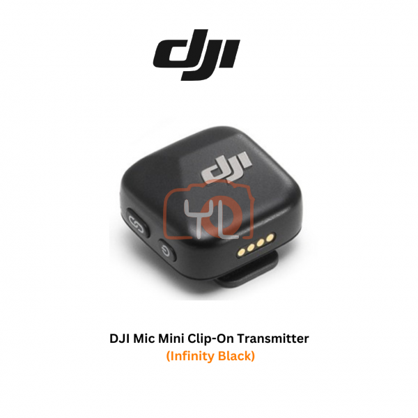 DJI Mic Mini Clip-On Transmitter (Infinity Black)