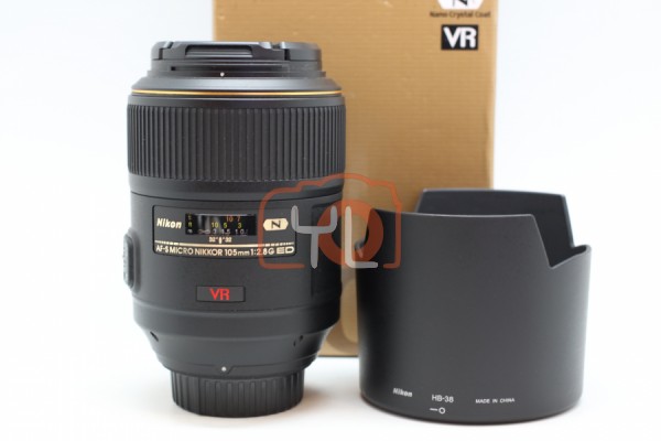 [USED-PUDU] Nikon 105mm F2.8 AFS VR Macro 98%LIKE NEW CONDITION SN:2310782