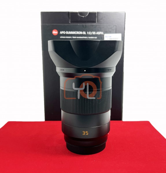 [USED-PJ33] Leica 35mm F2 APO-Summicron-SL ASPH 11184, 95% Like New Condition (S/N:4719406)
