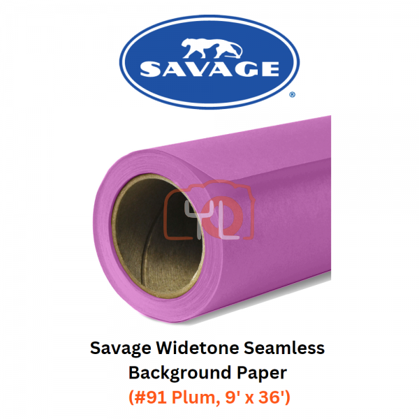 Savage Widetone Seamless Background Paper (#91 Plum, 9' x 36')