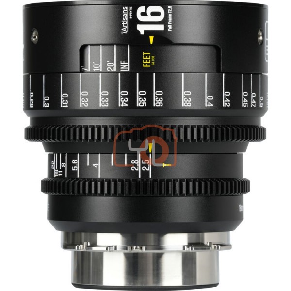 7Artisans INFINTE 16mm T2.5 Cine Lens (Canon EF Mount, Black)