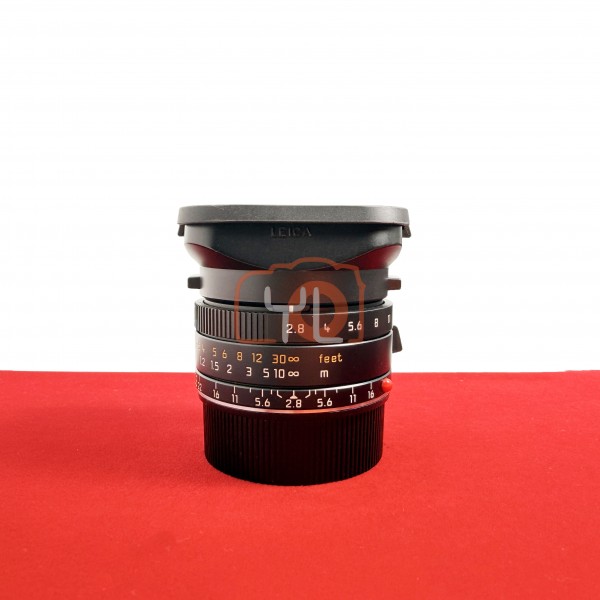 [USED-PJ33] Leica 28mm F2.8 Elmarit-M ASPH 11606 , 90% Like New Condition (S/N:4042583)